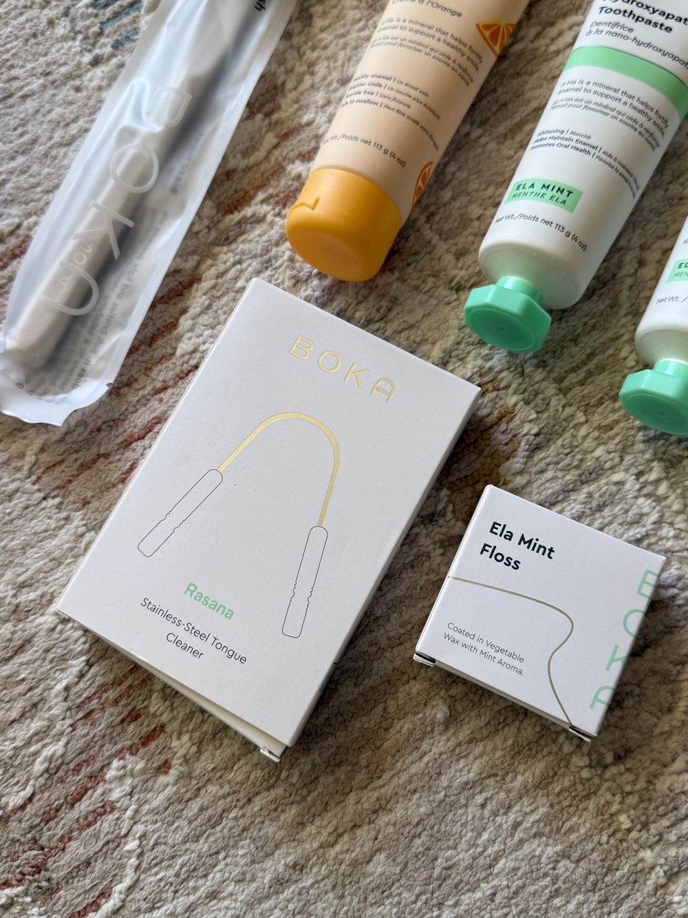 NEW Boka Toothpaste Bundle - Orange Cream & Ela Mint Toothpaste - Picture 3 of 4